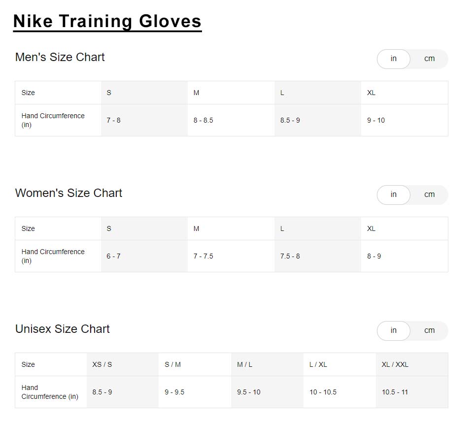 Nike Men's Essential Fitness Gloves Sports Unlimited